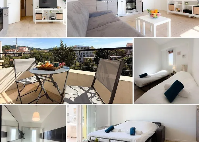 Le Pulco By Apirent #climatisation #balcon #central Daire Cannes